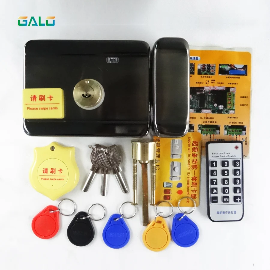 Новые IC/ID электронный двери ворота замка integrated rfid карты дверной замок чтения и