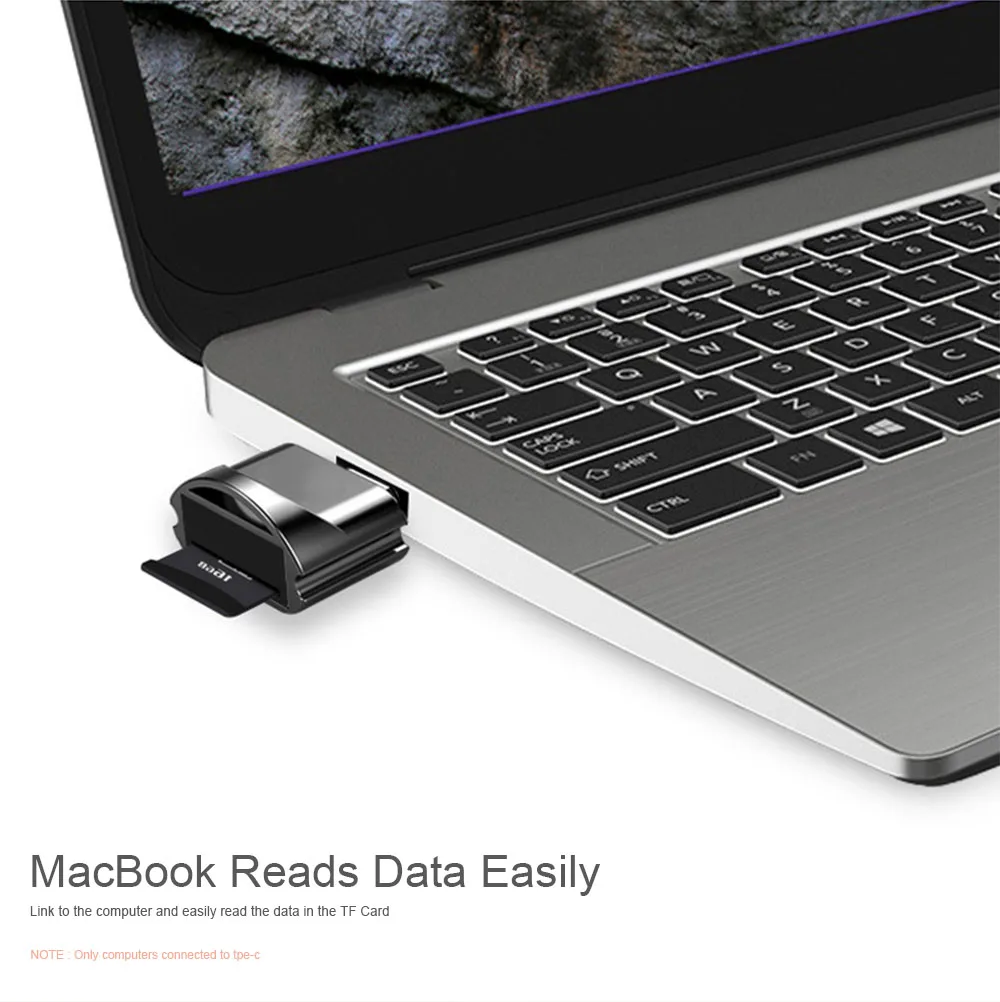 Мини-кардридер C type TF кардридер для Type-c OTG адаптер USB 3 1 мобильных телефонов |