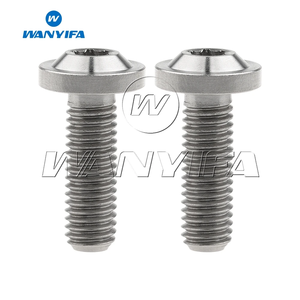 Титановый "Wanyifa" болты M8x20mm M8x25mm T40 Torx винты с шестигранной головкой для мотоцикла автомобиля 2 шт