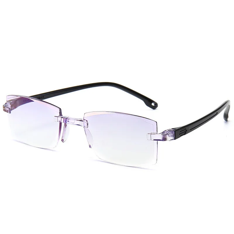 Ahora, анти-голубые очки для чтения, для мужчин и женщин, без оправы, очки для чтения, Пресбиопия, очки для женщин, анти-синий светильник, очки