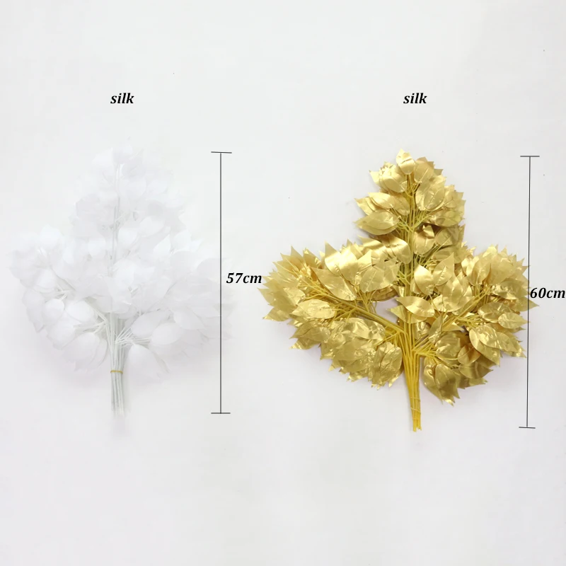 

80pcs/lot artificial flower wedding leaves home decoration simulated leaves for wedding party & holiday 4 colors