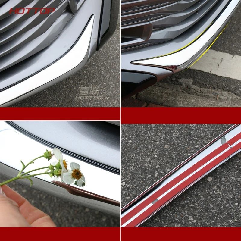 Для Toyota Camry HYBRID 2017 2018 2019 Хром передний Нижний Бампер решетка Нижняя крышка