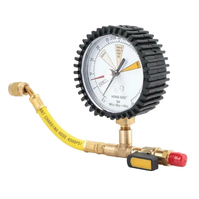 

Air Conditioner Nitrogen Pressure Gauge Regulator for R134a R22 R407C R410A Nitrogen Pressure Gauge