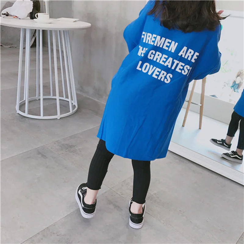 Детская одежда 2019 платье для девочек на весну осень детское задняя футболка с