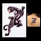 Лидер продаж 2019, 1 шт., водостойкая леопардовая пантера, тотем, рука, спина, грудь, искусственная татуировка, временная татуировка HB213 для женщин, наклейки