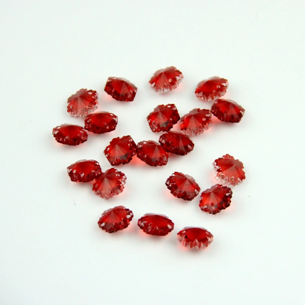 Хрустальные бусины в виде снежного цветка хит продаж 14 мм 2 отверстиях блестящие