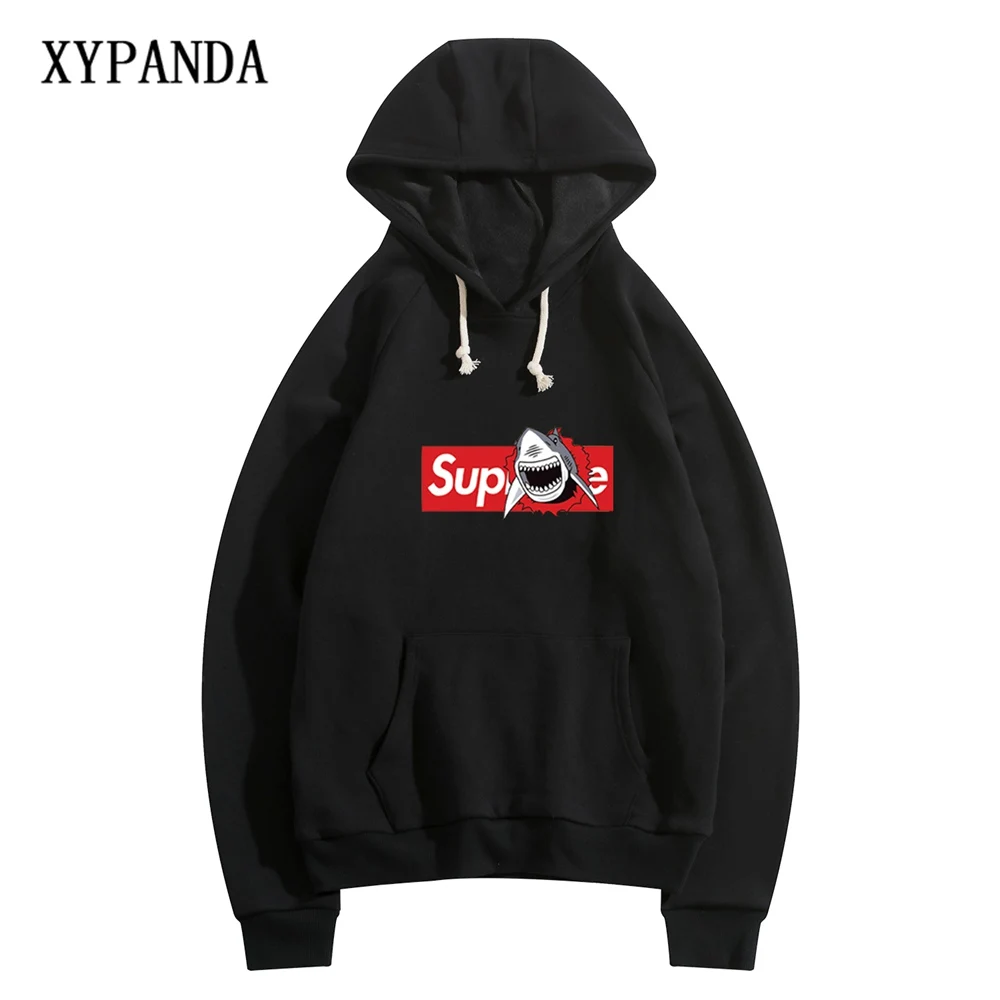 XYPANDA супер Акула письмо герой хип-хоп Street Dance толстовка мужские толстовки