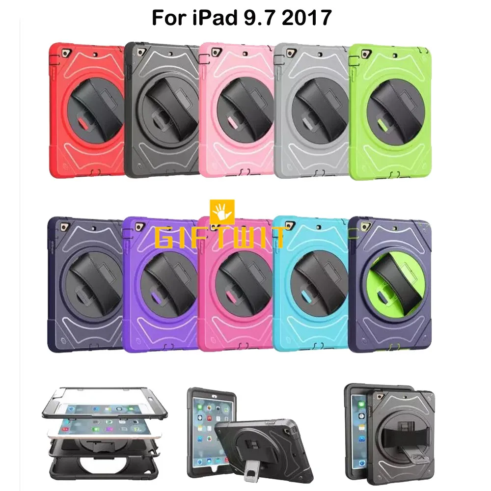 Чехол для iPad 9 7 дюйма 2017 &amp 2018 чехол ударопрочный сверхпрочный защитный с