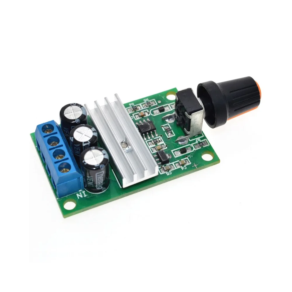 DC 6V 12V 24V 28VDC 3A 80W ШИМ регулятор скорости двигателя регулируемое управление