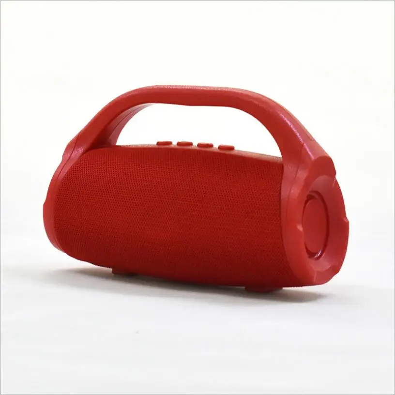 red Поддержка Bluetooth Concatenation TF FM AUX Мини Bluetooth динамик портативный беспроводной динамик звуковая система 3D стерео музыка объемный - Цвет: red