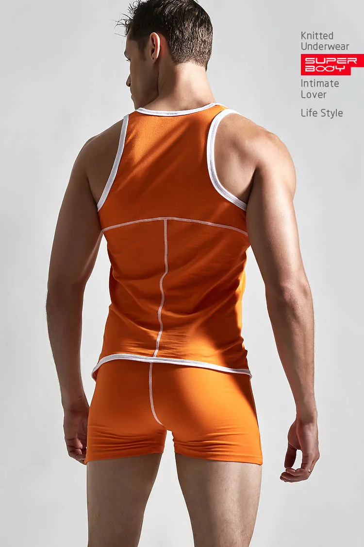 Брендовая хлопковая Сексуальная мужская Спортивная майка для тренажерного зала