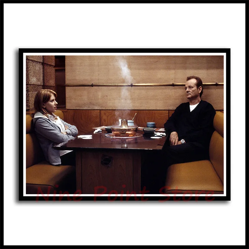 Lost in Translation белая бумага с покрытием, постеры для фильмов, настенные декоративные картины для столовой, бескаркасные - Цвет: Красный