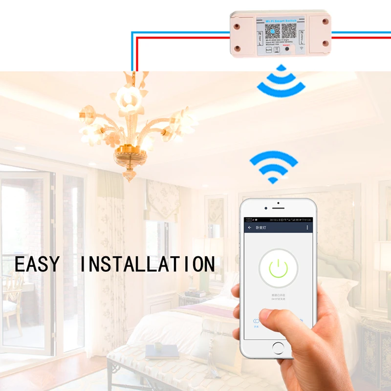 Базовый беспроводной Bluetooth WiFi переключатель для интеллектуальное реле домашней