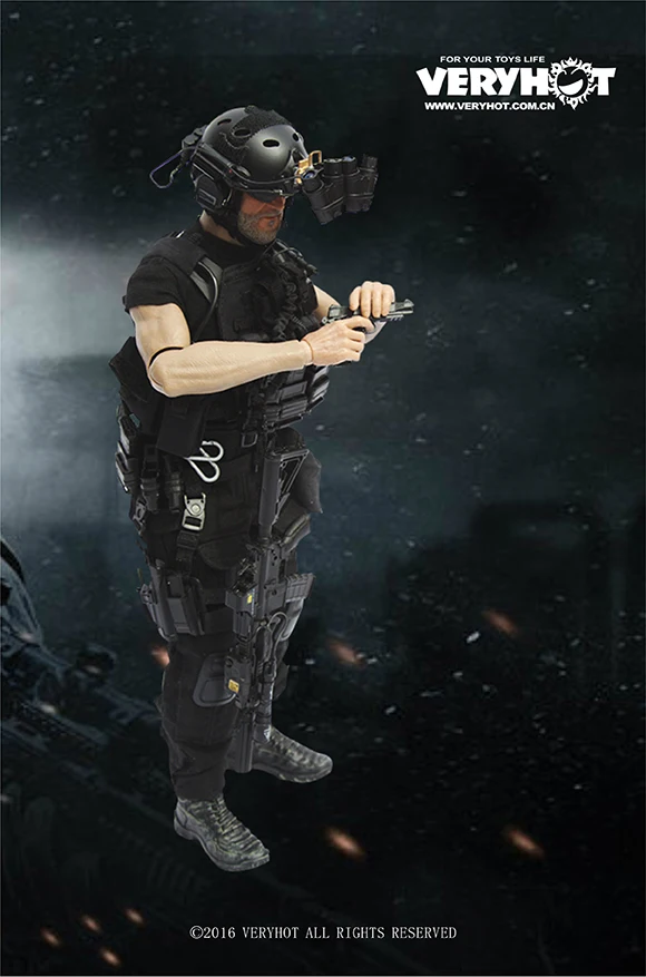 1/6 весы мужской фигуры одежда аксессуар с дизайном морских котиков CQB ночные