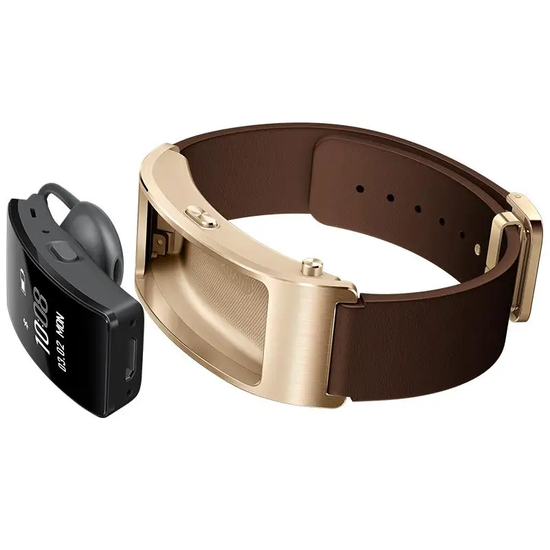 Mocha Brown huawei TalkBand B3 Talk Band Bluetooth умный Браслет носимые спортивные браслеты совместимые смарт-устройства мобильного телефона - Цвет: Mocha Brown