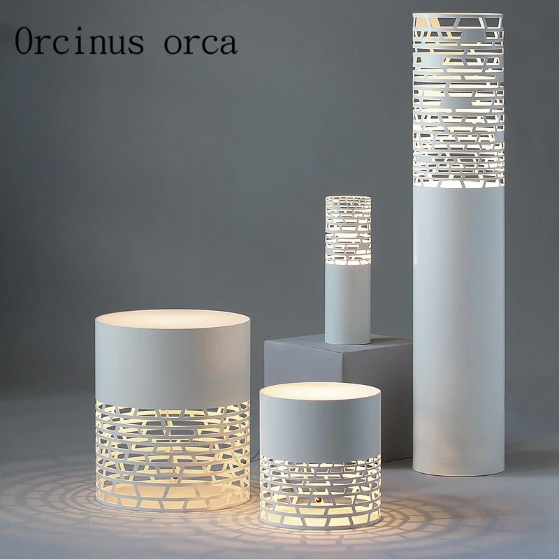 Современная Минималистичная Напольная Лампа для гостиной и спальни полые резные