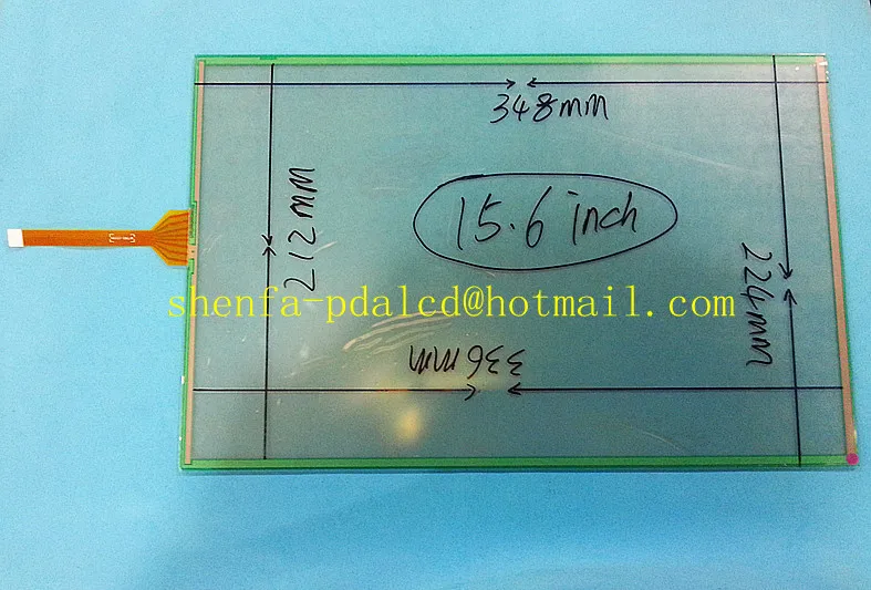 Skylarpu 15 6 дюймовый 8 проводной резистивный сенсорный 348*224 мм 077A5 1599A промышленное оборудование для управления