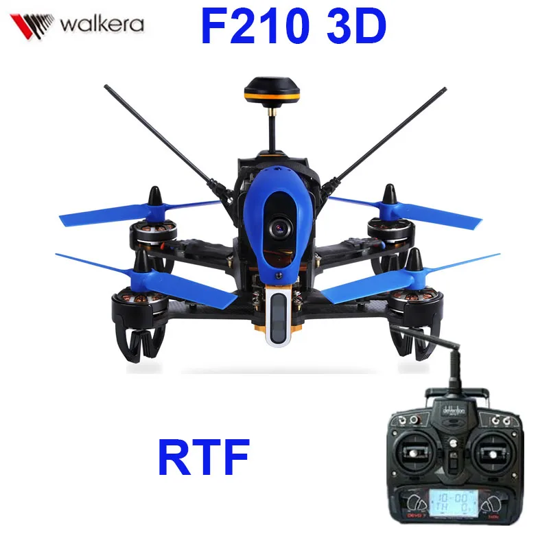 (В наличии) оригинальный Квадрокоптер Walkera F210 3D с передатчиком Devo 7 OSD / 700TVL камерой