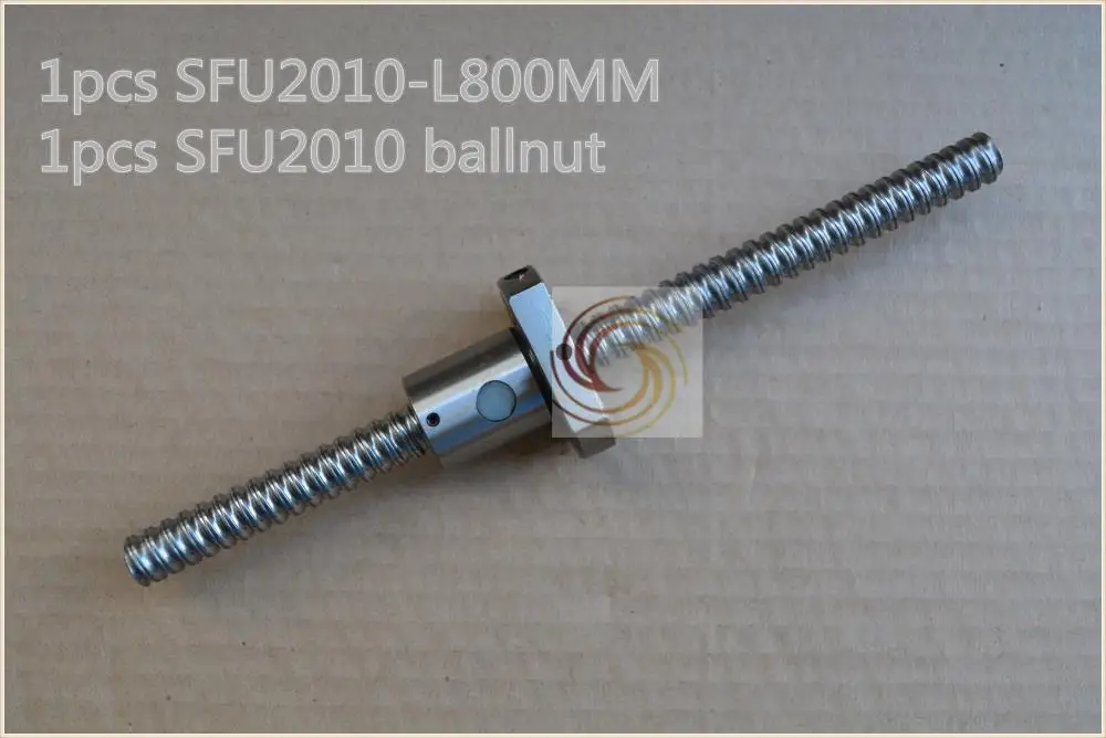 Диаметр 20 мм шариковый винт SFU2010 длина 800 плюс RM2010 2010 шариковая гайка CNC DIY резная