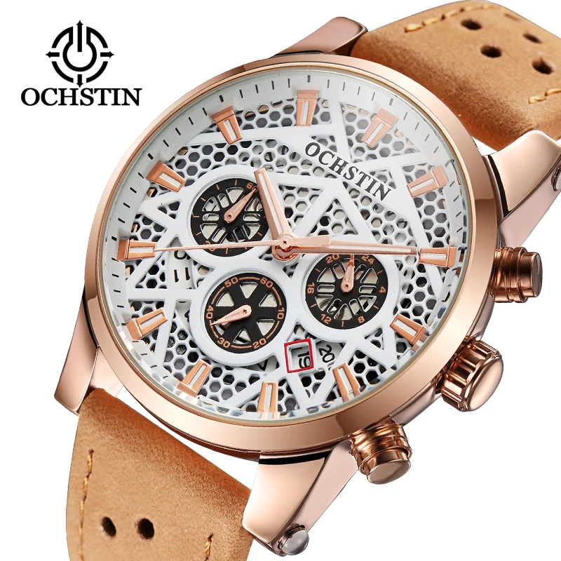 

Reloj Hombre 2017 OCHSTIN New Chronograph Steel Watch Men Luxury Brand Famous Wrist Watch For Man Clock Male Quartz-watch Reloje