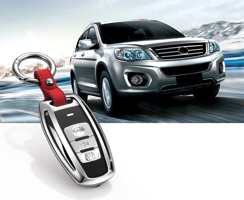Автомобильный кожаный чехол для ключей Great wall HAVAL H6 Coupe H7 H9 H1 H2 кольцо для ключей брелок для ключей из натуральной кожи