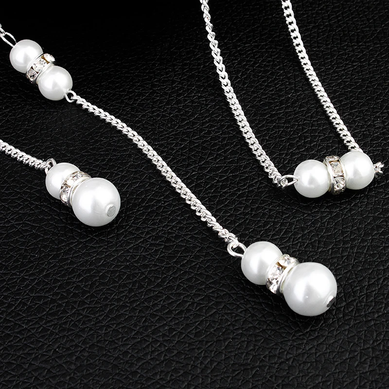 Miallo простой жемчужный бисер с открытой спиной ожерелье для женщин невесты длинное ожерелье с цепочкой на спине для лета свадебное вечернее платье
