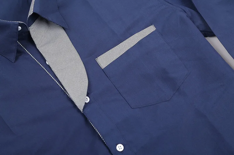 Мужская рубашка с длинным рукавом Camisa Masculina черная приталенная в Корейском стиле