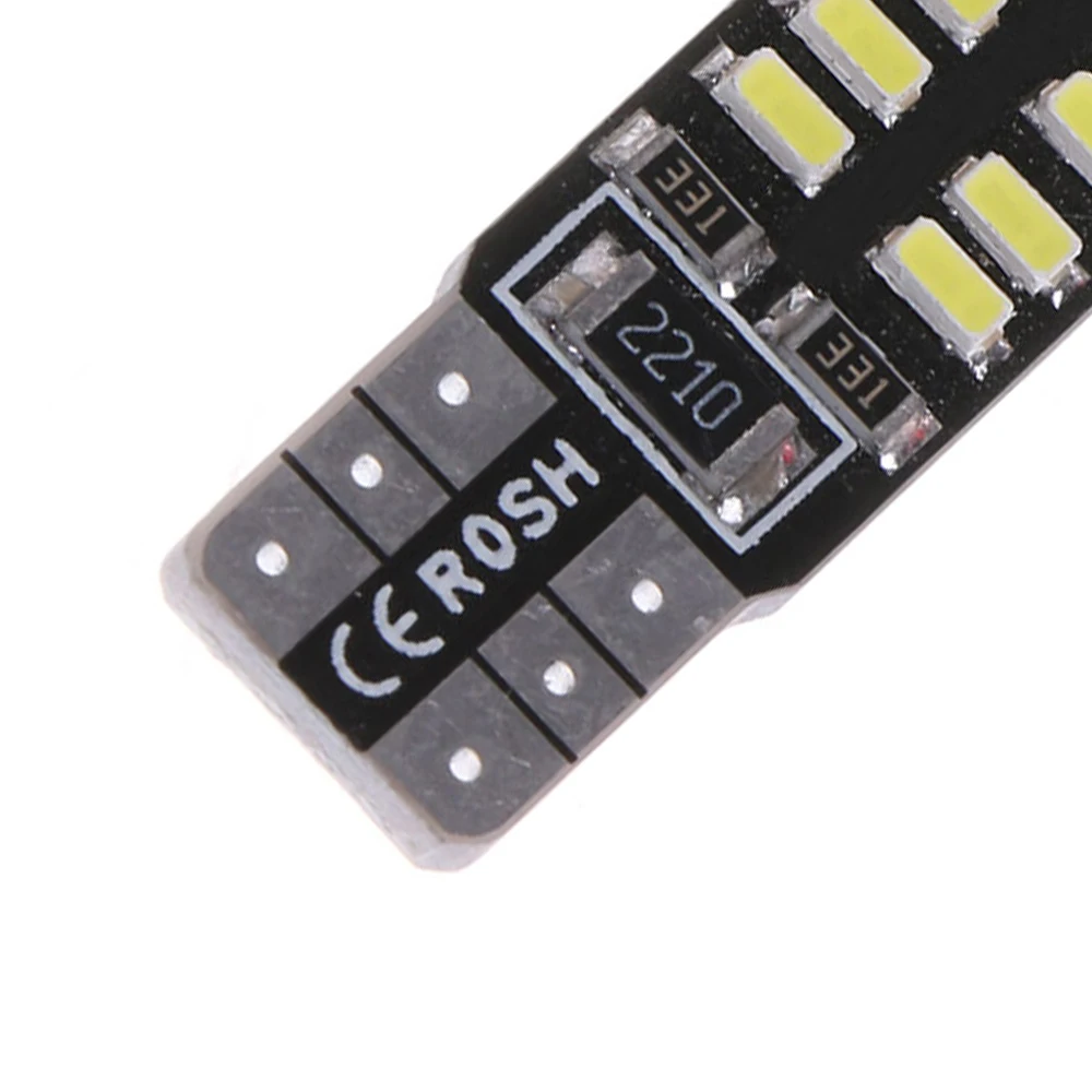 Универсальный 2 шт. автомобильный мото свет T10 LED 194 W5W 24 CANBUS 3014SMD без ошибок боковой