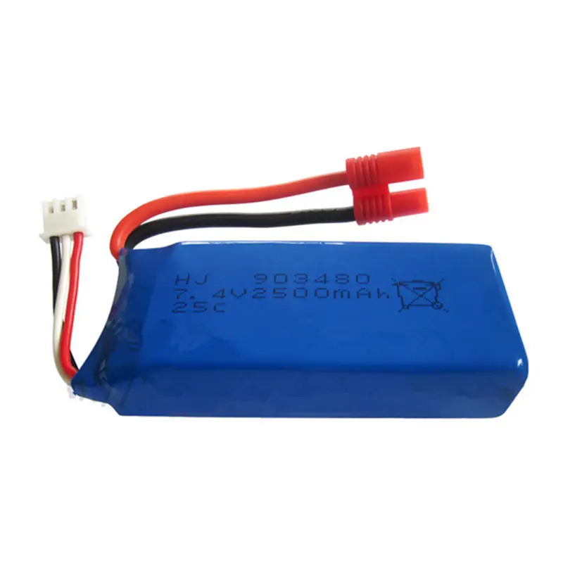 

2500mAh 7.4v lipo Battery for Syma x8c X8G X8W X8G X8HC X8HW X8HG for RC Quodcopter Parts 7.4v Battery Spare Toys battery