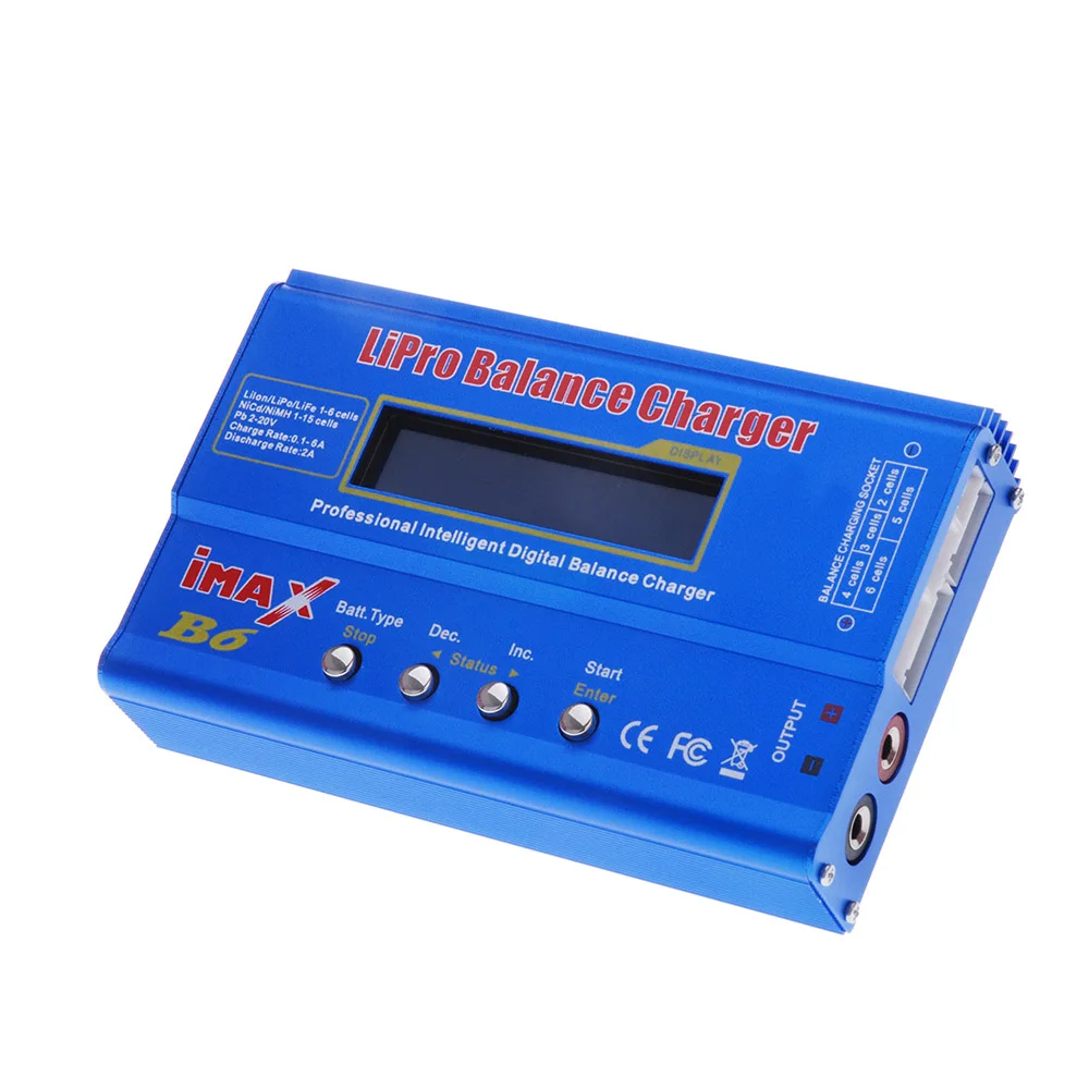 SPECFIAL 80 Вт IMAX B6 Lipo батарея цифровой баланс зарядное устройство с 12 В 5A источник