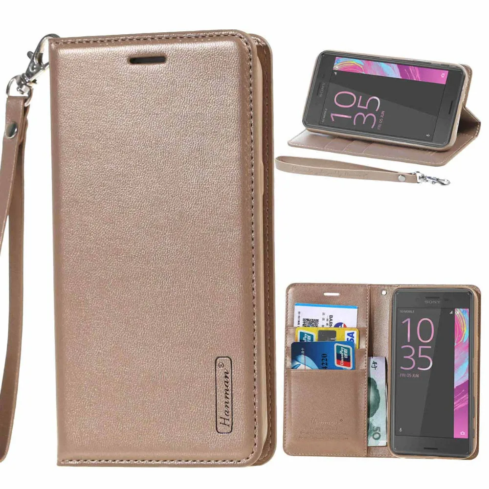 For Sony Xperia X Performance Case Luxury Leather Wallet Flip Card Slot Stand XP F8132 Phone Cover | Мобильные телефоны и
