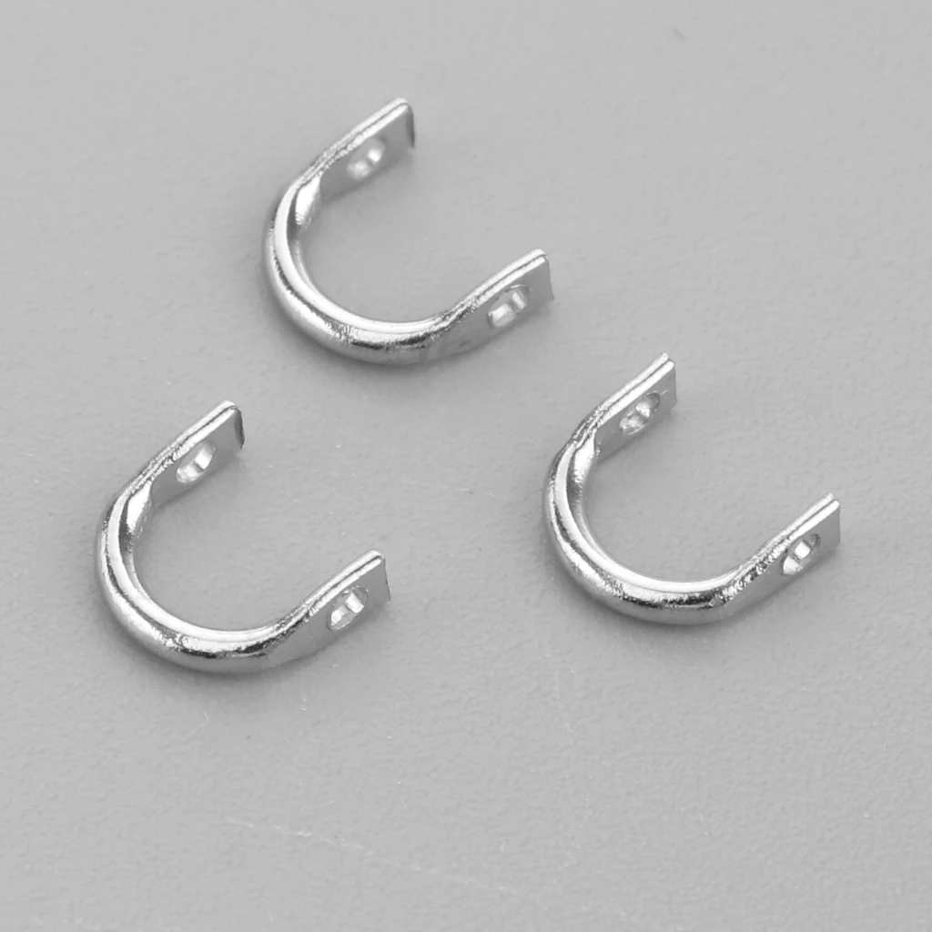 50 шт. Легкий Спин Clevises скобы Нержавеющая сталь DIY Spinnerbaits аксессуары для