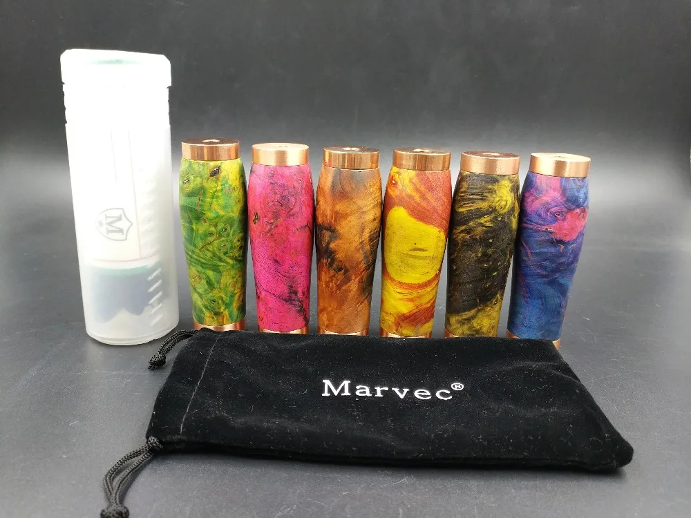 

Sub Two Stabilized Wood Dark Knight mech mod Electronic cigarette vape with 510 thread E cigarette mechanical mod