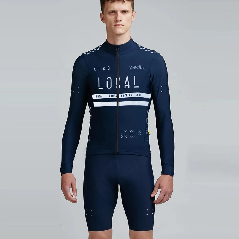 suit 4 The pedla LLCC Мужская футболка с длинным рукавом для велоспорта, новинка, осенняя одежда для велоспорта MTB, одежда для велоспорта maglia da ciclismo a manica lunga - Цвет: suit 4
