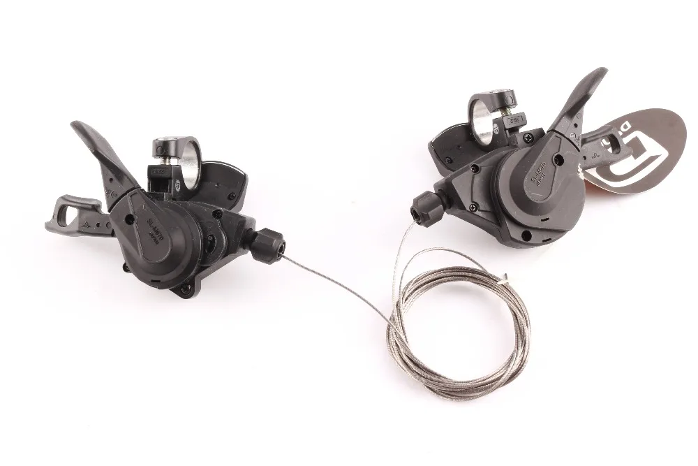 Shimano SLX m670 2/3x10 рычаги переключения передач скорости W/набор кабелей Rapidfire Plus MTB 20 скоростей/30 скоростей
