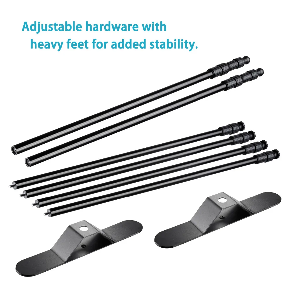 

Neewer Photo Studio 8 x 8 feet Telescopic Tube Background Support Stand