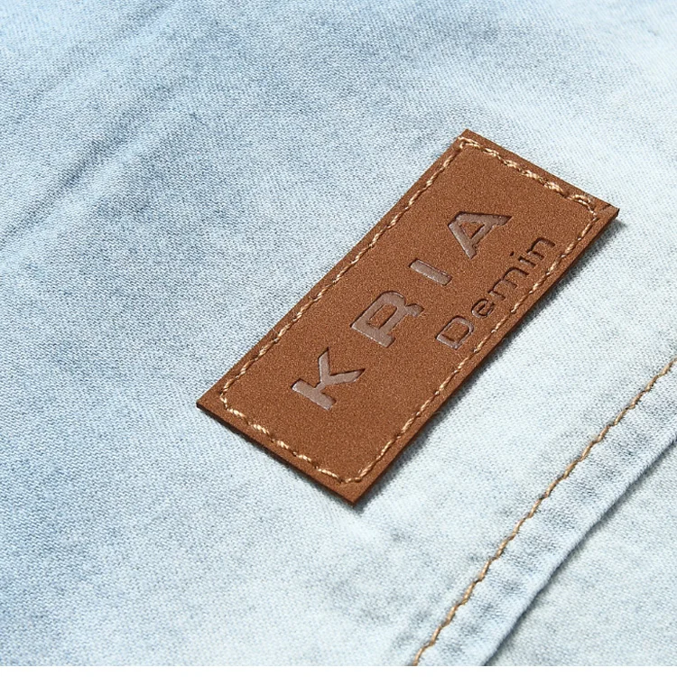 Kenntrice/Осенняя ВИНТАЖНАЯ ДЖИНСОВАЯ РУБАШКА с американским флагом мужская блуза