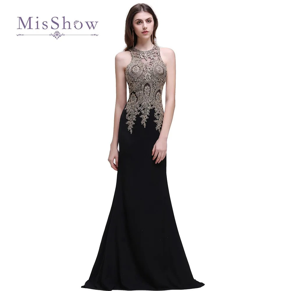 2017 New Arrival Cheap O-neck Mermaid Embroidery Evening Gowns Backless Sheer Long Prom Robe de Soiree Longue | Свадьбы и торжества
