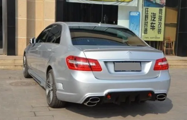 Для Benz W212 E320LE260LE300L AMG стиль Спойлер ABS Материал заднее крыло автомобиля праймер