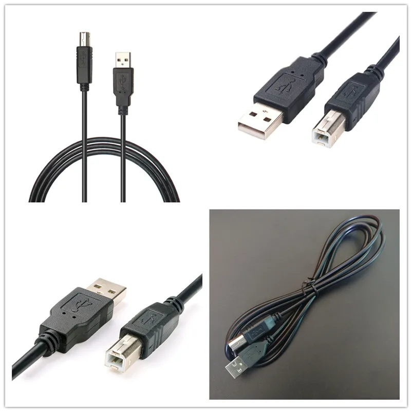 Новый 1 шт. USB высокоскоростной 2 0 A To B Мужской кабель для Canon Brother Samsung Hp Epson принтера