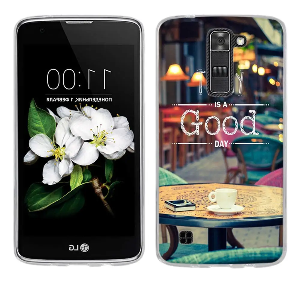 For LG K7 X210 X210DS MS330 Cases Luxury Painted Soft Back Cover Shell Coque Funda for Tribute 5 LS675 Phone Bag | Мобильные