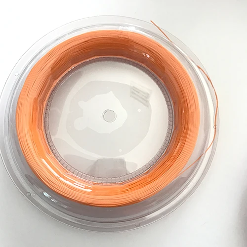 orange POWERTI 3 катушка/лот 0,69 мм бадминтонская ракетка 200 м Катушка для спортзала бадминтон струна хорошего качества как BG65 PX95 - Цвет: orange