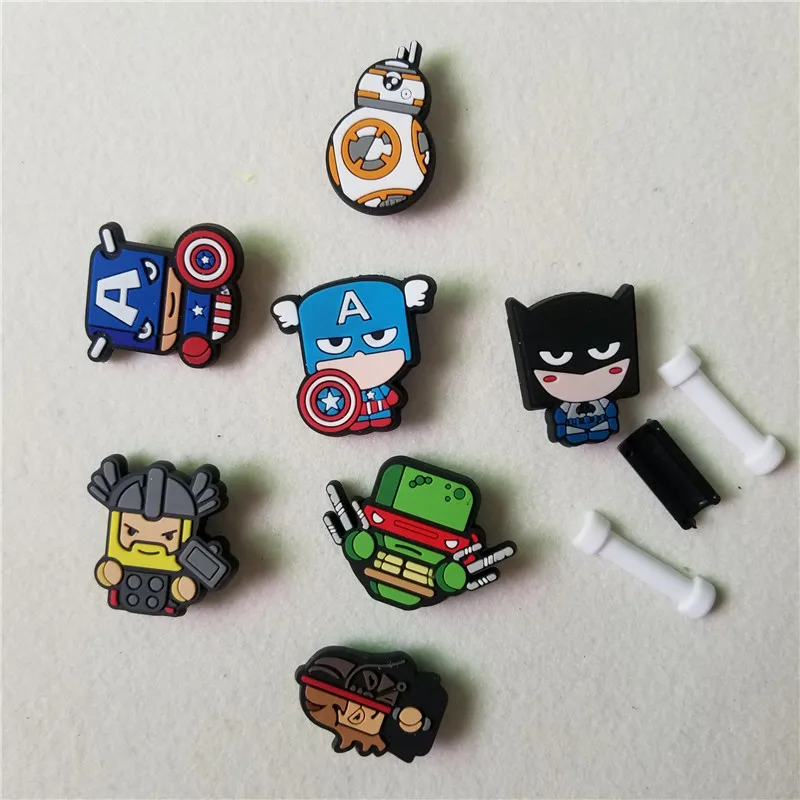 50 шт мультфильм Marvel супер герой USB зарядный кабель протектор шнур для iphone android