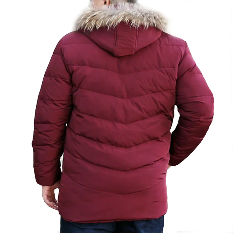 MFERLIER осень зима толстые куртки 6XL 7XL 8XL 9XL 10XL большой размер Теплые повседневные зимние пальто с длинным рукавом