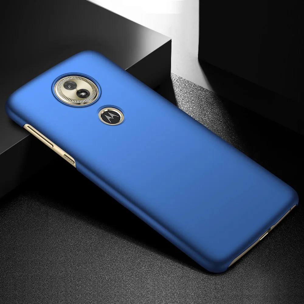 Чехол для Motorola Moto G7 E5 Plus G5S с полной защитой жесткие Матовые чехлы из