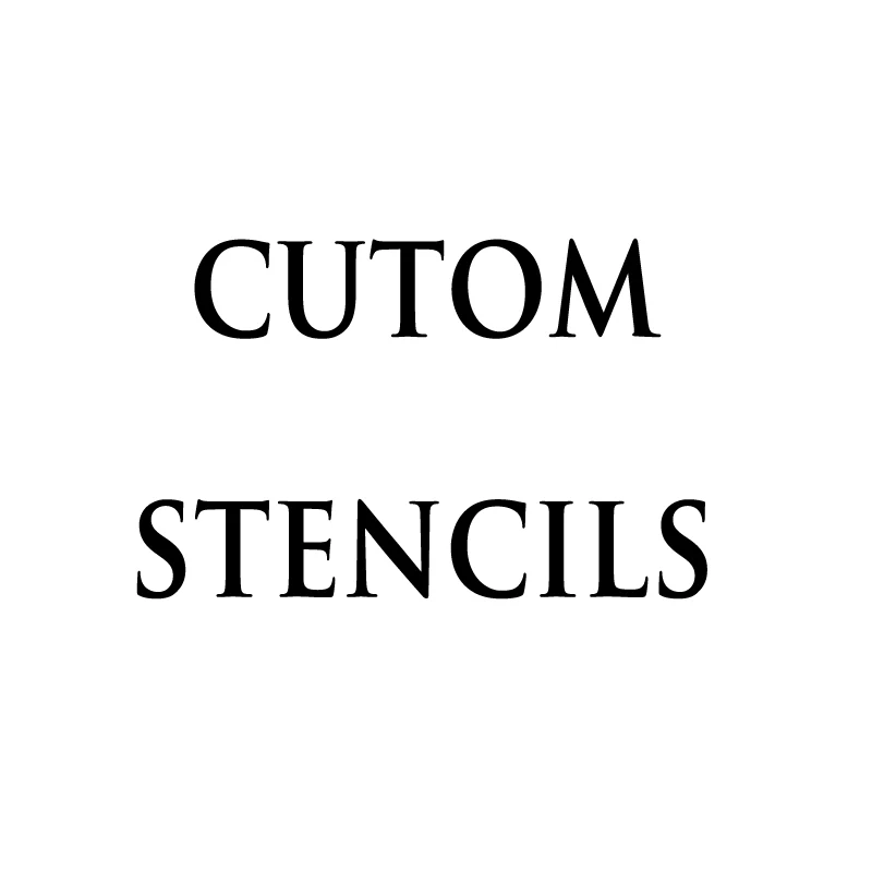 Customized Stencils for Chalk Paints,Acrylic Painting for Wood,Furniture,Fabric,Bag,Curtain, Contact Us Before Placing the Order