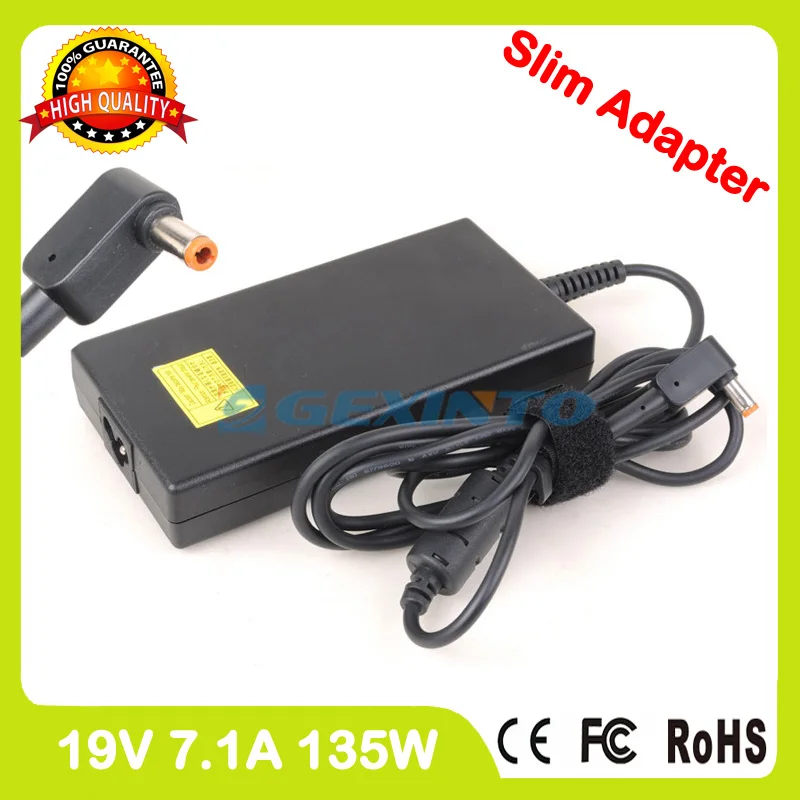 

Slim 19V 7.1A laptop ac power adapter charger for Acer Aspire V15 Nitro VN7-591 VN7-591G V17 Nitro VN7-791 VN7-791G PA-1131-05