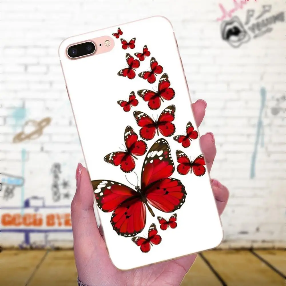 Красивый мягкий чехол-бабочка из ТПУ для Huawei Mate 7 8 9 10 20 P8 P9 P10 P20 P30 Lite Plus Pro 2017 |