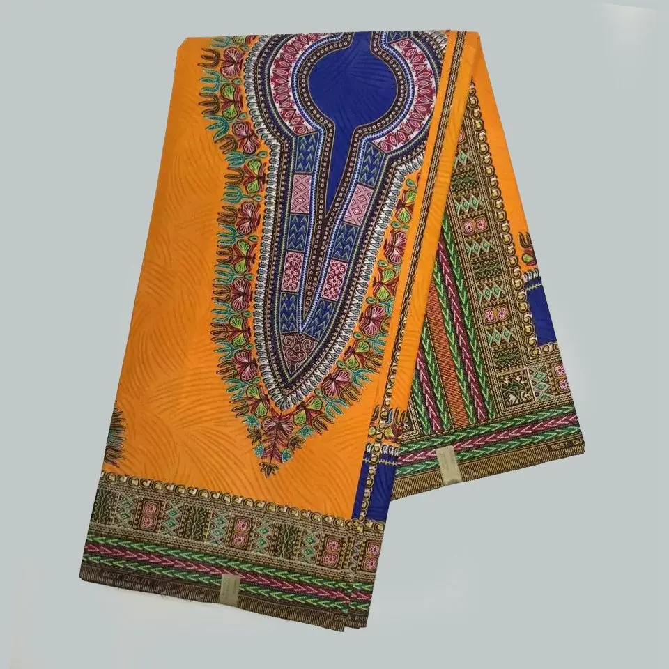 LSDK-13 фиолетовый африкаснкая ткань с рисунком java Дашики Аутентичные Этническая