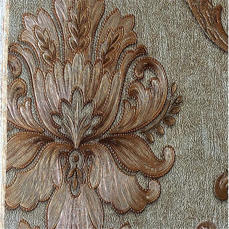 

beibehang Wallpaper wall 3 d retro wallpaper roll simple 3d embossed floral wallpaper tv background wallpaper for kids room